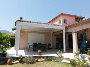 PERGOLA BIOCLIMATIQUE - SAINT GENIS DES FONTAINES 66